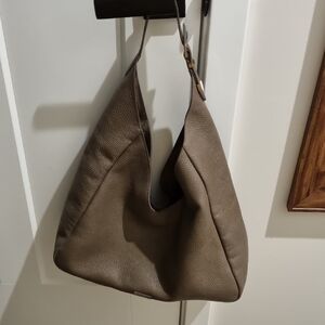 Vince CAMUTTO Taupe Leather Hobo Bag